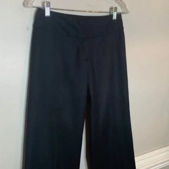 Milly Women's Wool Wide Leg Black Pants Size 2 - Picture 6 of 7